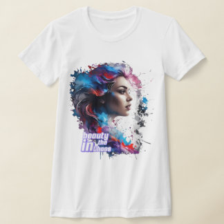 Beauty in the Chaos – T-shirt / Side face art