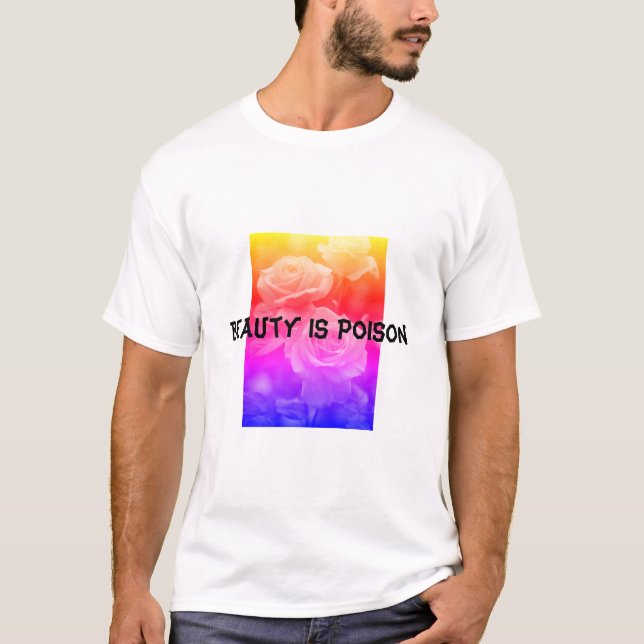 (Beauty Is Poison) Men's Basic T-Shirt (Devant)