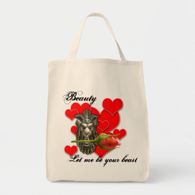 Beauty, Let me be your beast bag (Front)
