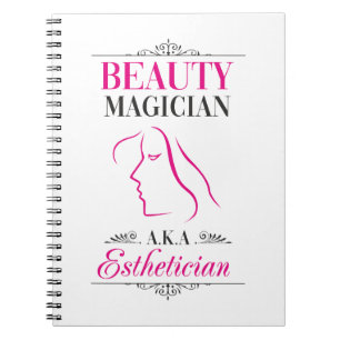Beauty magician aka esthetician notebook