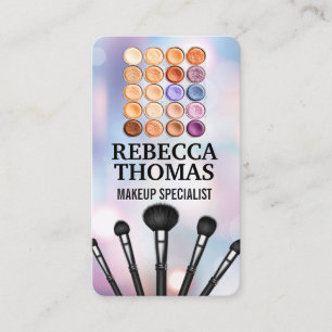 Beauty Make Up Brush Foundation Set Business Card