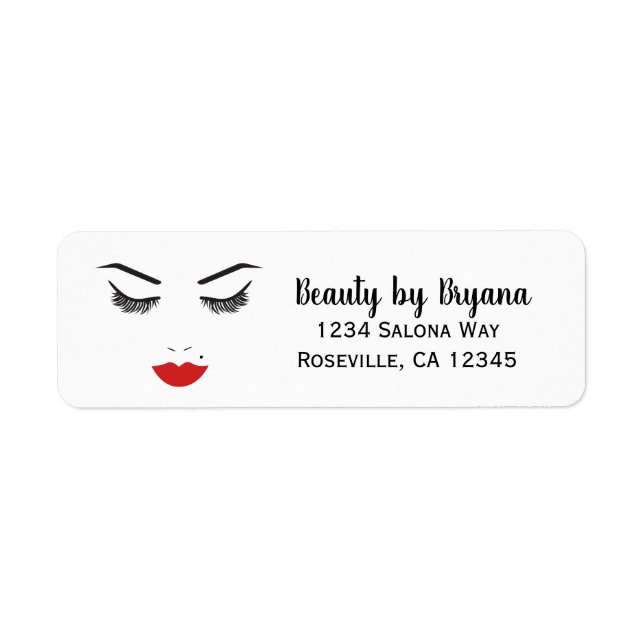 Beauty Makeup Face Lashes & Red Lips Salon (Front)