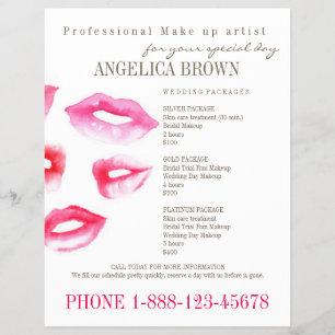 Beauty & Makeup Flyer Template