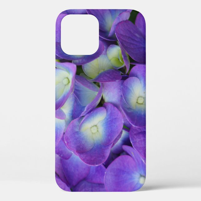 Beauty Of a Blue Hydrangea iPhone Case (Back)