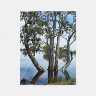 Beauty Of A Gum Tree Small Fleece Blanket. Blanket