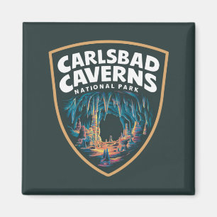 Beauty of Carlsbad Caverns National Park Emblem Magnet