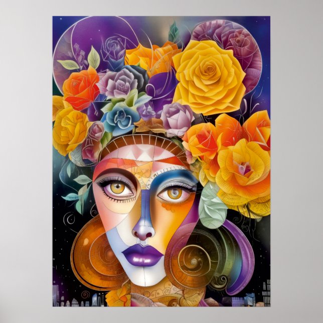 Beauty of cubism poster (Front)