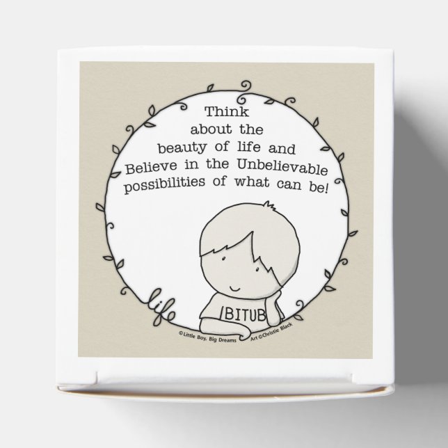 Beauty of Life Favor Box (Top)