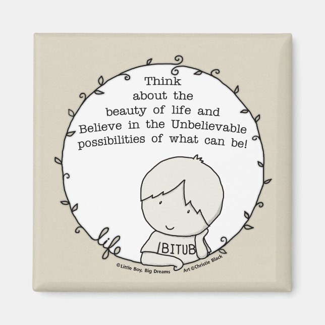 Beauty of Life Magnet (Front)