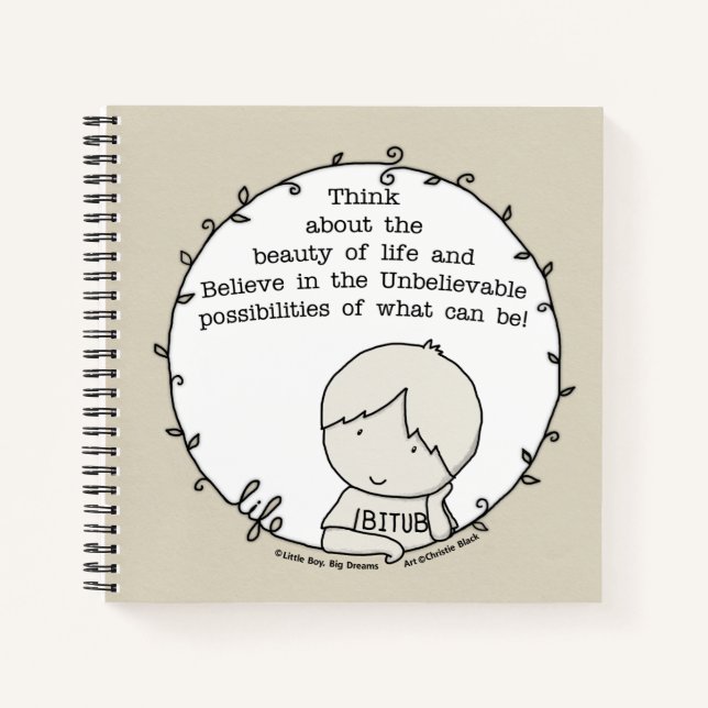 Beauty of Life Notebook (Front)