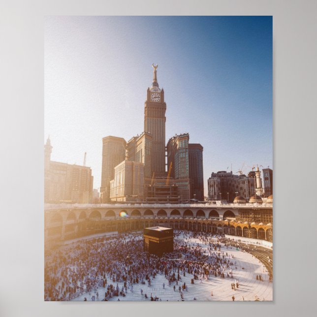 beauty of Mecca in sunset Poster (Front)