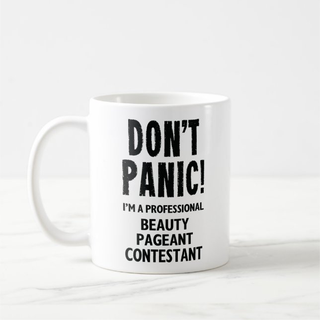 Beauty Pageant Contestant Coffee Mug (Left)
