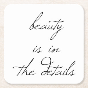 Beauty Paper Coaster