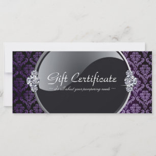 BEAUTY PARLOUR GIFT CERTIFICATE