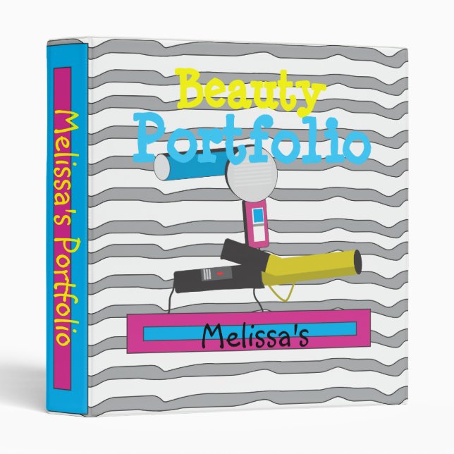 Beauty Portfolio Binder (Front/Spine)