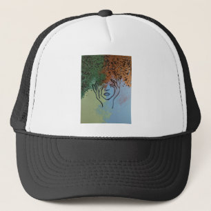 Beauty Rest Abstract Painting Trucker Hat