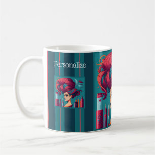 Beauty Salon Cosmetics Hairstylist Supplies Shop  Coffee Mug