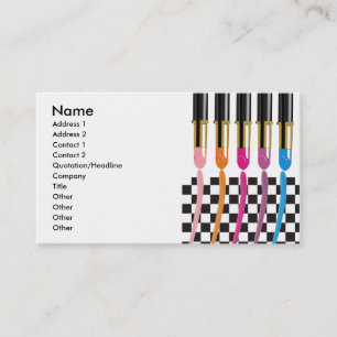 Beauty Salon, Cosmetics, or Makeup Artist Business Card