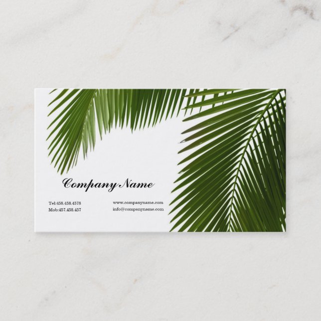 Beauty Salon / Houseboat Trip SPA / Florist Card (Front)