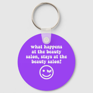 Beauty salon keychain