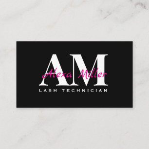 Beauty Salon Lash Business Card