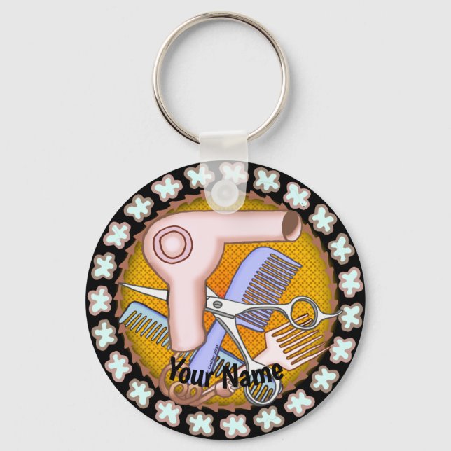 Beauty Salon Magic keychain (Front)