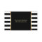 Beauty Salon Modern Black Stripes Red Lips