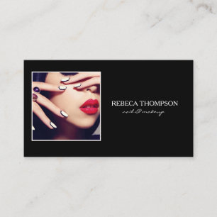 Beauty Salon Nail & Makeup Profesional Artist Business Card