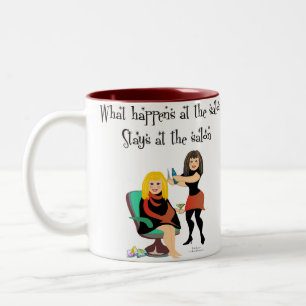 Beauty Salon Secrets Two-Tone Coffee Mug