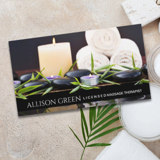 Beauty Salon SPA Aromatherapy Massage Salon  Business Card