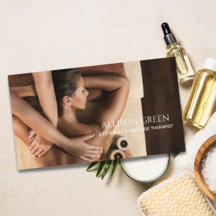 Beauty Salon SPA Aromatherapy Massage Salon  Business Card