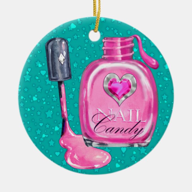 Beauty - Salon - SRF Ceramic Ornament (Front)