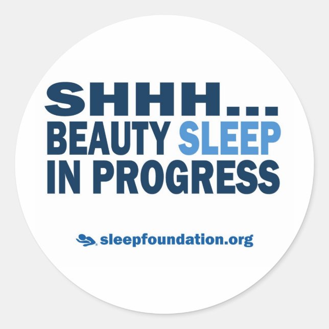 Beauty Sleep Sticker (Front)