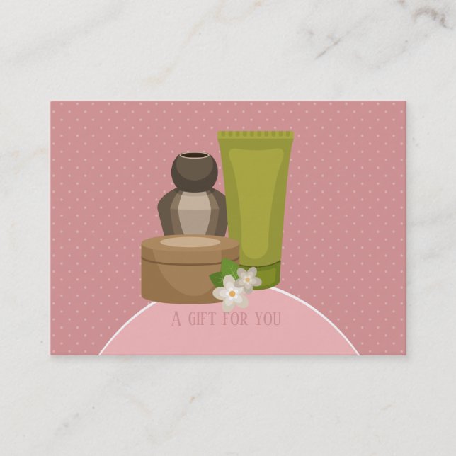 Beauty spa - A gift for you Discount Card (Front)