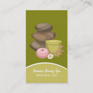 Beauty spa - Appointment card