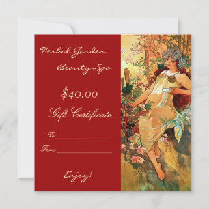 Beauty Spa Gift Certificates