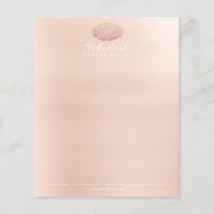 Beauty Studio Lips Kiss Makeup Stylist Artist Flyer