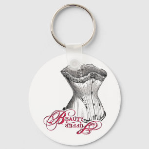 Beauty / Suffer Corset Keychain