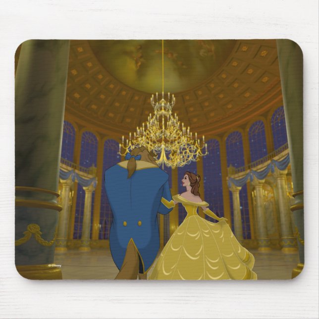 Beauty & The Beast | Beautiful Ballroom Mouse Pad (Front)
