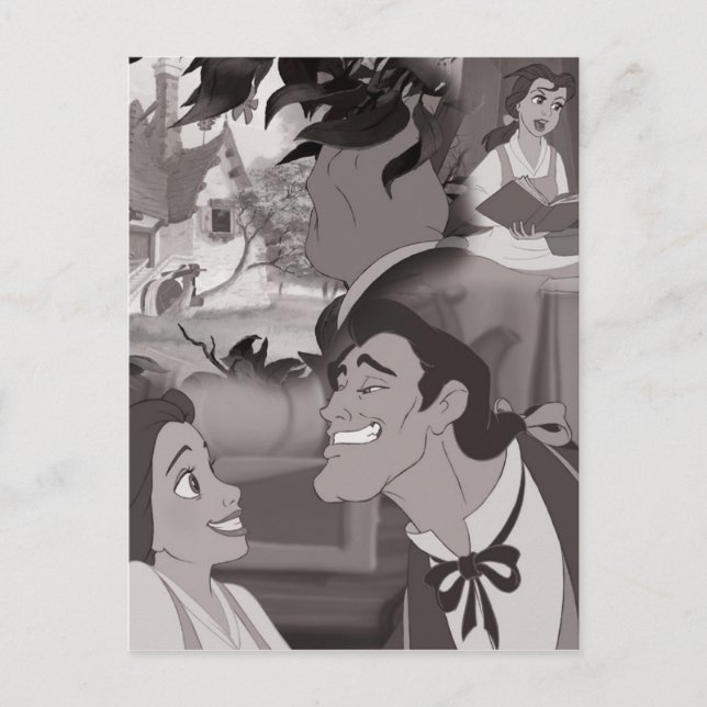 Beauty & The Beast | Belle & Gaston Postcard (Front)