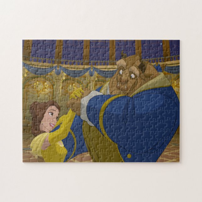 Beauty & The Beast | Belle & The Beast Dancing Jigsaw Puzzle (Horizontal)