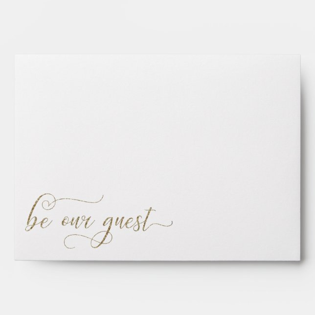 Beauty & the Beast Birthday Envelope Liner (Front)