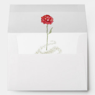 Beauty & the Beast Birthday Envelope Liner