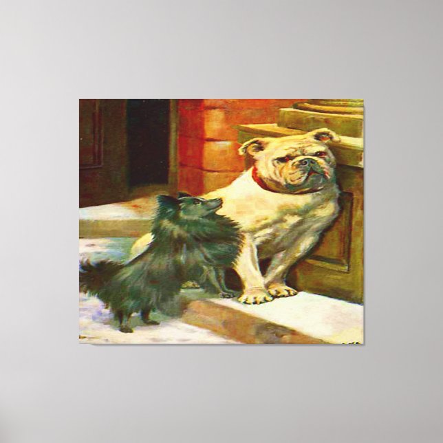 "Beauty & The Beast" Canvas Print (Front)