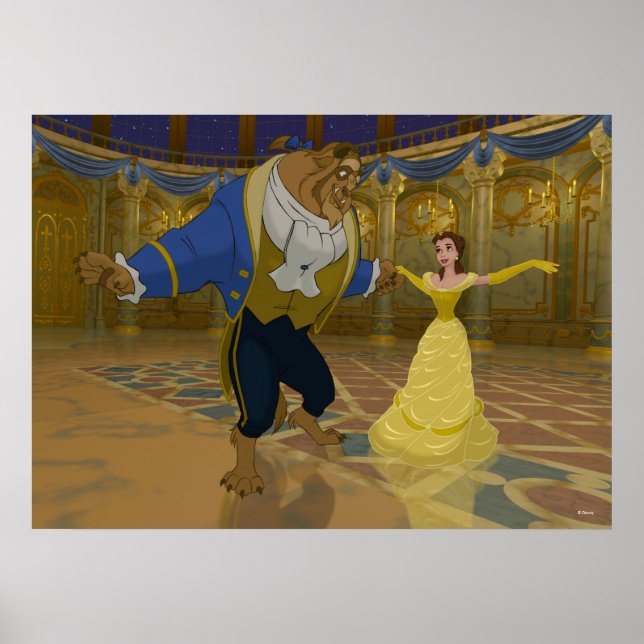 Beauty & The Beast | Dancing in the Ballroom Poster (Front)