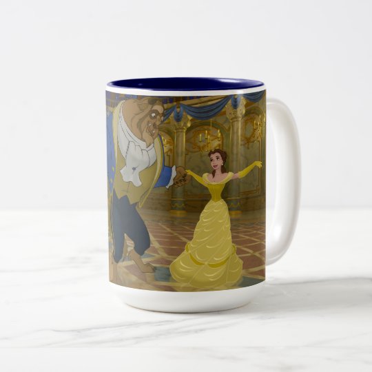 Beauty & The Beast | Dancing in the Ballroom Two-Tone Coffee Mug