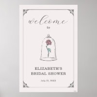 Beauty & the Beast Enchanted Bridal Shower Welcome