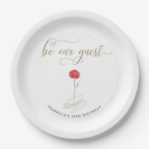 Beauty & the Beast Paper Napkins Paper Plate