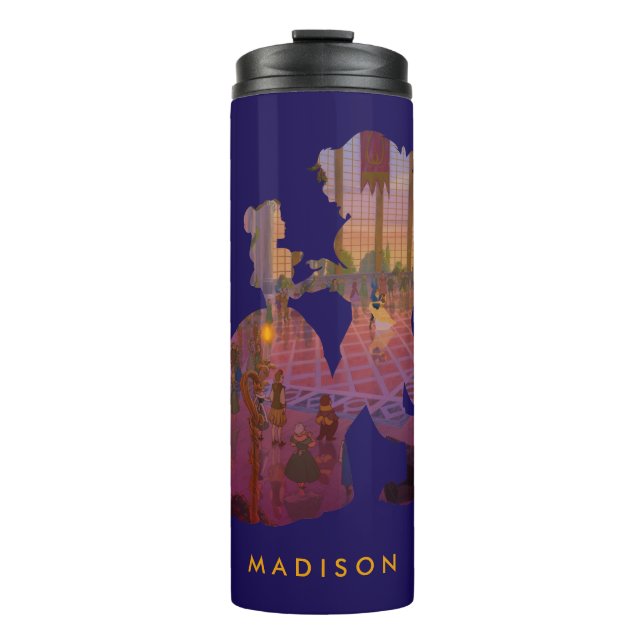 Beauty & The Beast | Silouette Dancing Thermal Tumbler (Front)