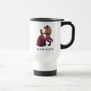 Beauty & The Beast Silouette Dancing Travel Mug